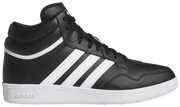 Adidas Men's Black / White Hoops 4.0 Mid Sneakers, JQ9994