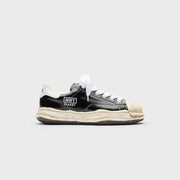 Mihara Yasuhiro Blakey Original Sole Wrinkled Leather Low Top Sneaker - Black