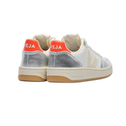 V-10 LEATHER WHITE PIERRE SILVER