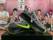 Nike Gray Green Low-Top Sneakers