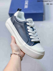 Dior 2607GDD607A17 Navy White Low-Top Sneakers
