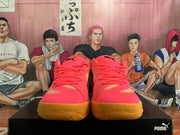 PUMA All-Pro Basketball Shoes, Pink and Gold