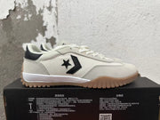 Converse Trainer-Style Sneakers in Cream and Black