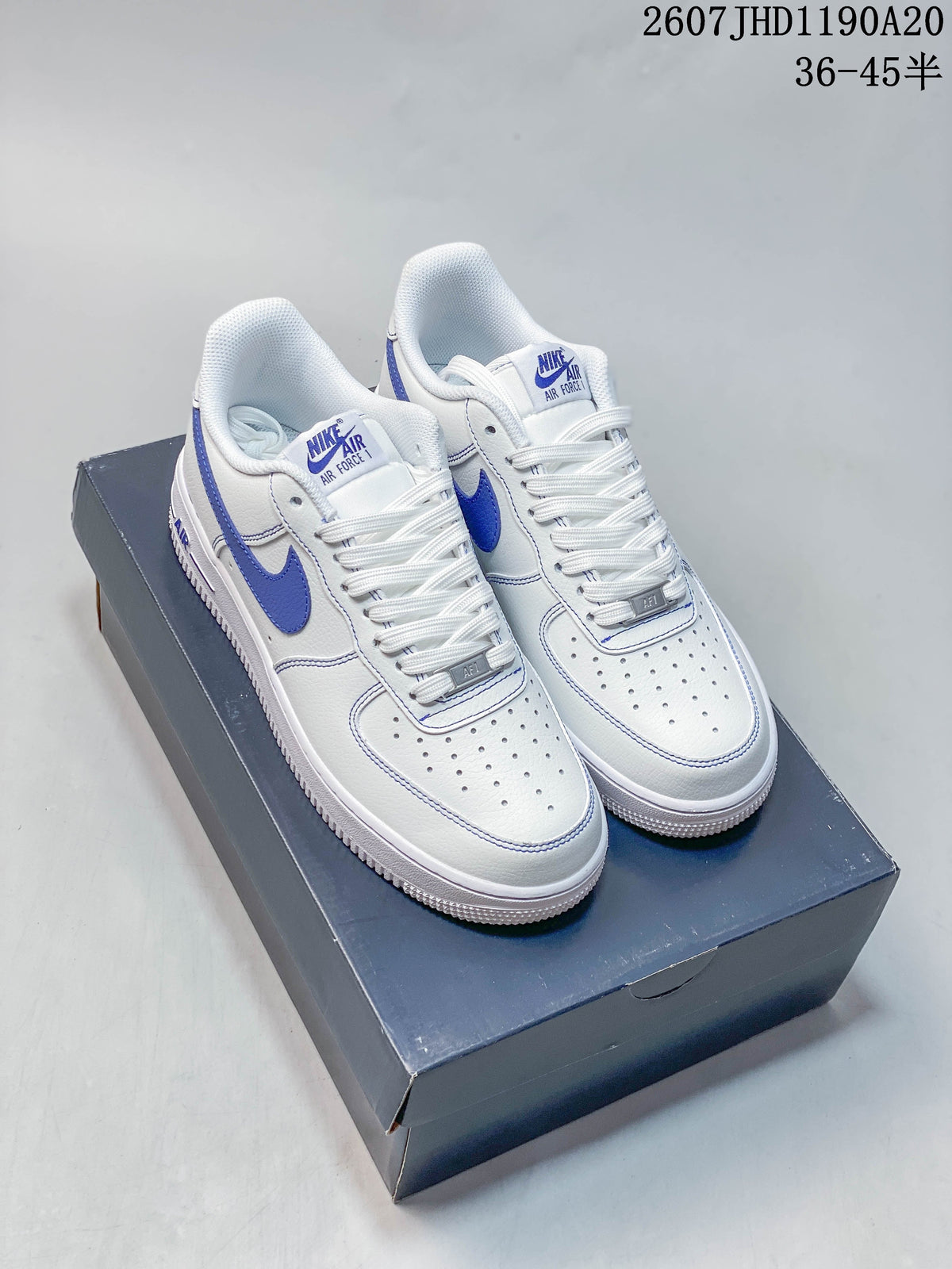 Nike Air Force 1 '07 Low White Blue Sneakers