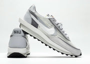 Nike x sacai LDWaffle Sneakers in White and Grey BV0073-100