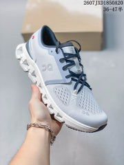 On Cloud X 4 Sneakers Light Gray White Navy JXD1850A20