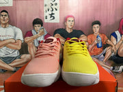 Nike Basketball Shoes in Pink and Volt Yellow