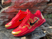 Nike Kobe 5 Basketball Shoes in Red and Gold