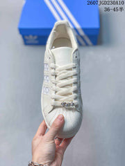 Adidas Superstar II White Sneakers 2607JGD230A10