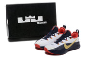 Nike LeBron Witness 7 Training Shoes White Navy Red Gold