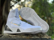 Nike Kobe 9 Elite High Halo White Basketball Shoes