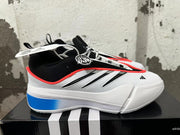 Adidas Basketball Shoes in White, Blue and Black