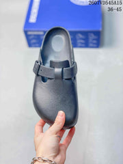 Birkenstock Madrid Big Buckle EVA Clog Sandals Black