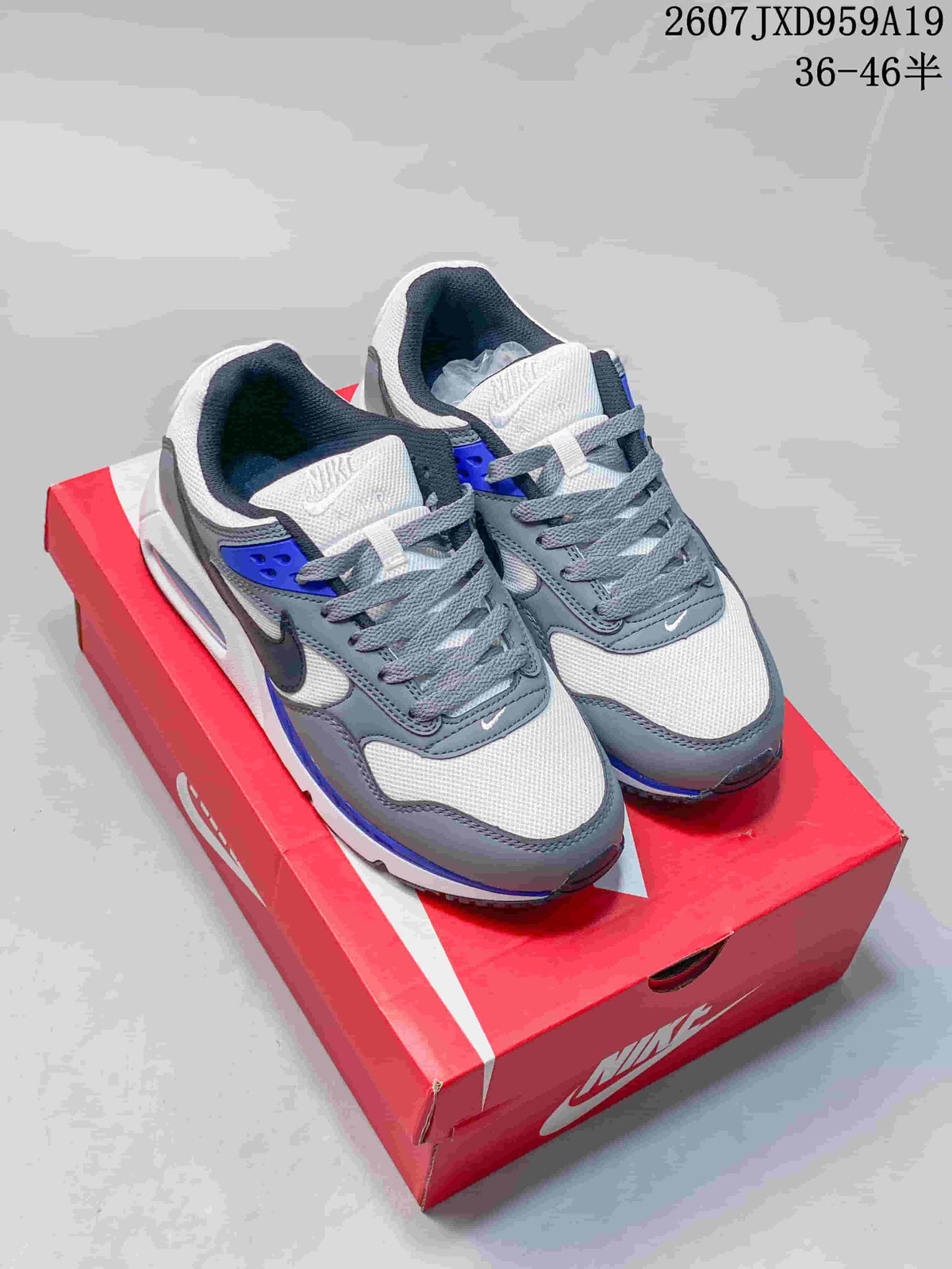 Nike Air Max Correlate Sneakers Gray White Blue 511416-094