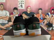 Nike GT Cut 3 Graffiti Basketball Shoes Black Green