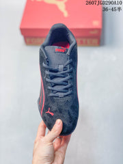 Puma Catch Soleil SD Black Red Sneakers 402681-11
