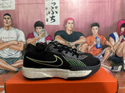 Nike Black and Green Basketball Shoes