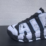 Nike Air More Uptempo Panda Black and White Sneakers
