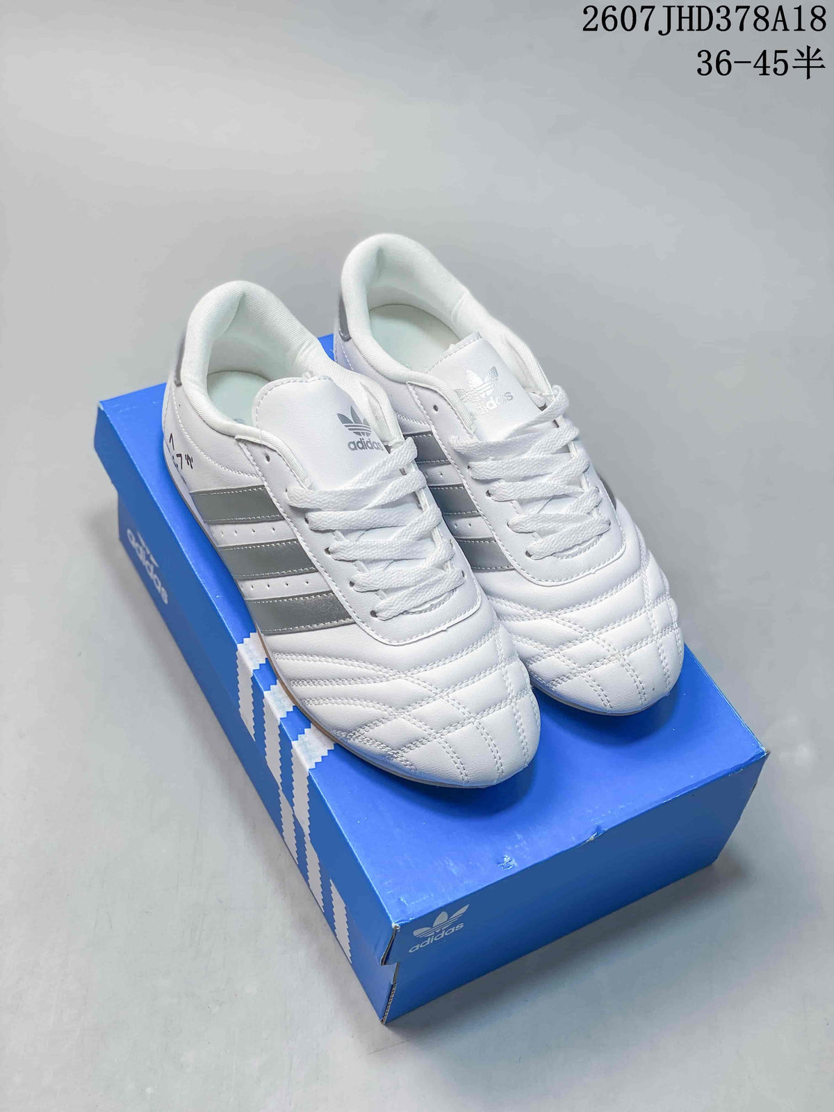 adidas Taekwondo SMIL-LS Low-Top Sneakers White Silver