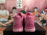 Nike Pink Basketball Sneakers with Black Swoosh