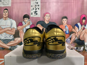 Nike Basketball Shoes in Metallic Gold and Black