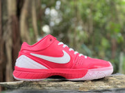 Nike Kobe 4 Basketball Shoes in Bright Pink and White