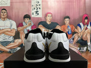 Nike Basketball Shoes White Black Gold