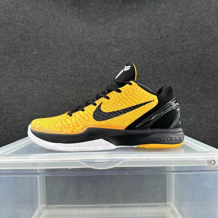 Nike Kobe Basketball Shoes Yellow and Black