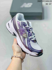New Balance 740 Sneakers White and Purple