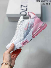 Nike Air Max 270 Premium White Pink Sneakers