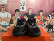 Nike Black and Green Basketball Shoes