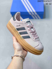 adidas Gazelle Bold Women's Sneakers Pink Black Gum