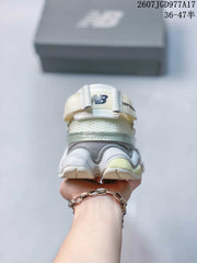 New Balance 9060 Mule Sneakers White Navy