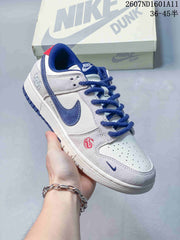 Nike SB Dunk Low White and Blue Sneakers 2607ND1601A11