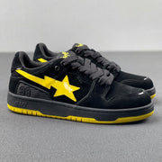 A Bathing Ape SK8 Sta Sneakers Black Yellow