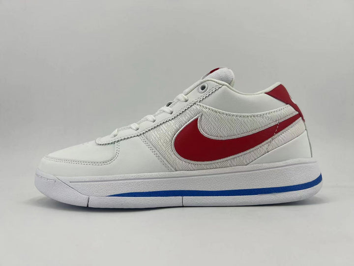 Nike White, Blue and Red Low-Top Sneakers