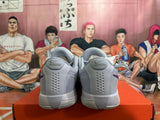 Nike Basketball Shoes in Gray and Purple