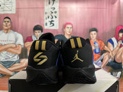 Jordan Luka 4 Basketball Shoes Black Blue