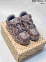 Louis Vuitton Trainer Maxi Brown Low-Top Sneakers
