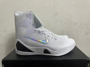 Nike Kobe 9 Elite High Basketball Shoes, White