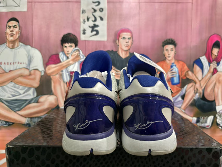 Nike Kobe 6 Basketball Shoes White and Purple