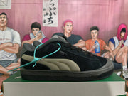 Puma Suede Sneakers in Black and Taupe