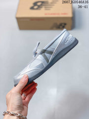 New Balance Flat Breeze Women's Silver Mary Jane Sneakers