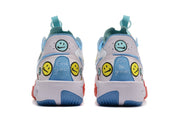 Nike GT Cut 3 Basketball Shoes Aqua Red Smiley