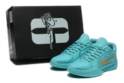 Nike Sabrina 2 Basketball Shoes Aqua and Gold