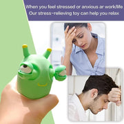 🎅🎁Funny Grass Worm Pinch Toy
