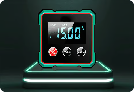 Magnetic Digital Angle Finder with Electronic Laser