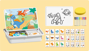 Magnetic Puzzles Face Dress Up Travel Game Double Side Preschool Educational Learning Toy for Kids