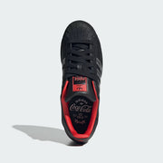 Men's Adidas x Coca-Cola Superstar II - Core Black / Silver Metallic