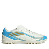 Men's Adidas F50 Messi Club Turf Soccer Cleats - Ivory / Semi Blue Burst / Icey Blue